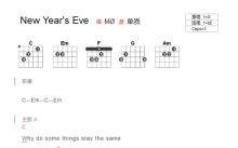 MØ《New Year's Eve》吉他谱_C调吉他弹唱谱_和弦谱