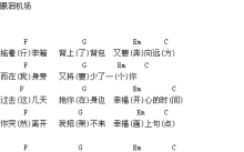 张艺兴《眼泪机场》吉他谱_C调吉他弹唱谱_TXT和弦谱