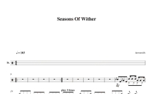 Aerosmith《seasons of wither》鼓谱_架子鼓谱