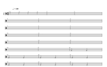 新裤子乐队《夏日终曲》鼓谱_架子鼓谱