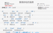 毕书尽《爱是你给的温柔》吉他谱_C调吉他弹唱谱_和弦谱