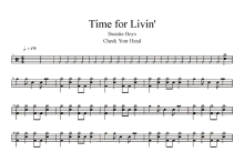 Beastie Boys《Time For Livin'》鼓谱_架子鼓谱