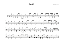 waid《waid》鼓谱_架子鼓谱