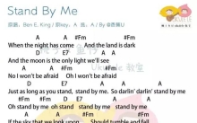 Ben E. King《Stand by me》_A调尤克里里谱