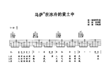 《马萨在冰冷的黄土中》吉他谱_D调吉他弹唱谱