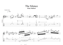 Brian Maillard《The Silence》吉他谱_电吉他谱_电吉他独奏版