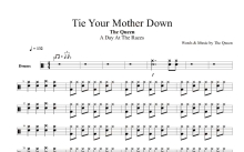 Queen《Tie Your Mother Down》鼓谱_架子鼓谱