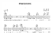 刘蓝溪《野姜花的回忆》吉他谱_C调吉他弹唱谱