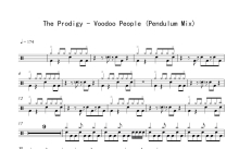 The Prodigy《Voodoo People (Pendulum Mix)》鼓谱_架子鼓谱
