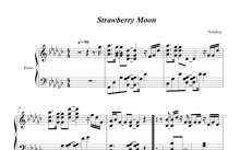 IU《Strawberry Moon》钢琴谱