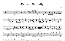Mr.mo-Butterfly《Mr.mo-Butterfly》鼓谱_架子鼓谱