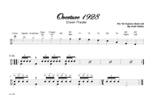 Dream Theater《overture 1928》鼓谱_架子鼓谱