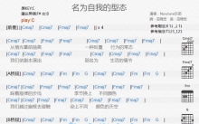 Nowhere乐团《名为自我的型态》吉他谱_C调吉他弹唱谱_和弦谱