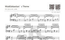 爱乐之城主题曲《Mia&amp;Sebastian’s Theme》钢琴谱