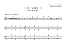 AC/DC《Hells Bells》鼓谱_架子鼓谱