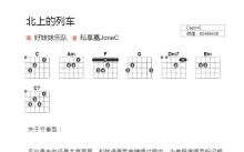 好妹妹《北上的列车》吉他谱_吉他弹唱谱_和弦谱