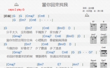 吴宗宪《当你回来找我》吉他谱_G调吉他弹唱谱_和弦谱