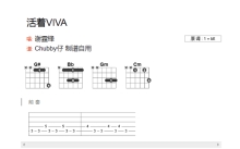 谢霆锋《活着VIVA》吉他谱_吉他弹唱谱_和弦谱