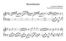 班得瑞《Snowdreams》雪之梦钢琴谱