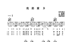 越南歌曲《我的家乡》吉他谱_C调吉他弹唱谱