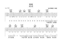 刘大壮《羽毛》吉他谱_F调吉他弹唱谱