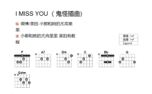 鬼怪插曲《I MISS YOU》吉他谱_F调吉他弹唱谱_和弦谱
