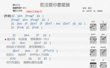 黄妃《若没爱你要爱谁》吉他谱_C调吉他弹唱谱_和弦谱