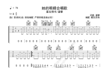 匿名情书/潘攀《她的眼睛会唱歌》吉他谱_C调吉他弹唱谱