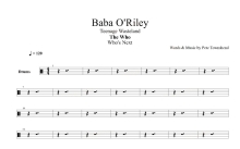 The Who《Baba O'Riley》鼓谱_架子鼓谱