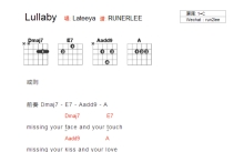 Lateeya《lullaby》吉他谱_C调吉他弹唱谱_和弦谱
