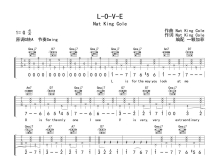 nat king cole《Love》吉他谱_G调吉他弹唱谱