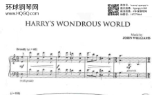 哈利波特与密室《HARRY'S WONDROUS WORLD》钢琴谱_原声乐钢琴谱