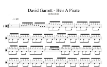 大卫·加勒特《David Garrett He s A Pirate》鼓谱_架子鼓谱