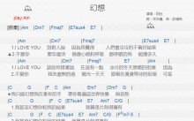 阿杜《幻想》吉他谱_C调吉他弹唱谱_和弦谱