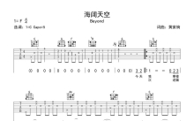 Beyond《海阔天空》吉他谱_C调吉他弹唱谱_带前奏