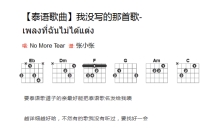 泰语歌曲《我没写的那首歌》吉他谱_吉他弹唱谱_和弦谱