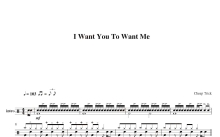 Cheap Trick《I want you to want me》鼓谱_架子鼓谱