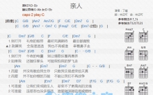 丁当《亲人》吉他谱_C调吉他弹唱谱_和弦谱