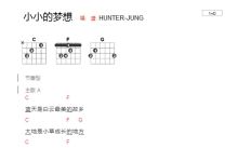 孙俪《小小的梦想》吉他谱_D调吉他弹唱谱_和弦谱