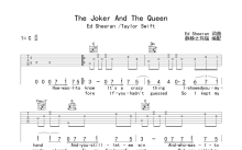 Ed Sheeran /Taylor Swift《The Joker And The Queen》吉他谱_C调吉他弹唱谱