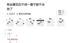 五月天《有些事情现在不做一辈子都不会做了》吉他谱_C调吉他弹唱谱_和弦谱