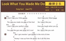 Taylor Swift《Look What You Made Me Do》_尤克里里谱