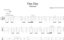 MatisYahu《one day》吉他谱_吉他独奏谱