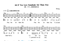 sting《If You Love Somebody Set Them Free》吉他谱_C调吉他弹唱谱