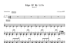 Manafest《Edge Of My Life》鼓谱_架子鼓谱