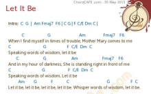 The Beatles《Let it be》吉他谱_C调吉他弹唱谱