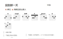 郝云《回到那一天》吉他谱_G调吉他弹唱谱_和弦谱