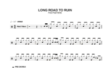 foo fighter《long road to ruin》鼓谱_架子鼓谱