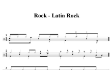 风格练习《Rock - Latin Rock》鼓谱_架子鼓谱