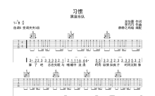 黑屋乐队《习惯》吉他谱_G调吉他弹唱谱